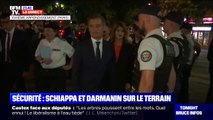 Sécurité: Marlène Schiappa et Gérald Darmanin sur le terrain dans le quartier de la Porte de la Chapelle à Paris