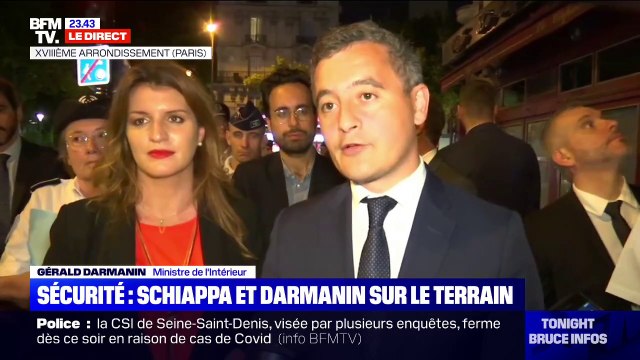 Gérald Darmanin: La police, la gendarmerie, les pompiers travaillent 24h/24 donc on va travailler 24h/24