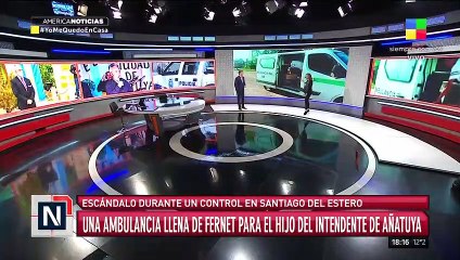 Una ambulancia llena de fernet para el hijo del intendente de Añatuya