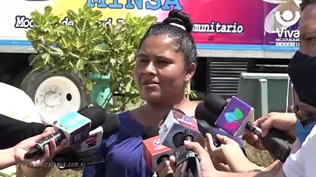 Entregan diez clínicas móviles para brindar salud gratuita a las familias nicaragüenses