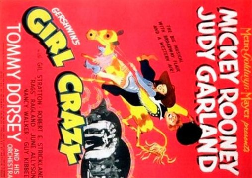Girl Crazy movie (1943) - Mickey Rooney, Judy Garland, Gil Stratton