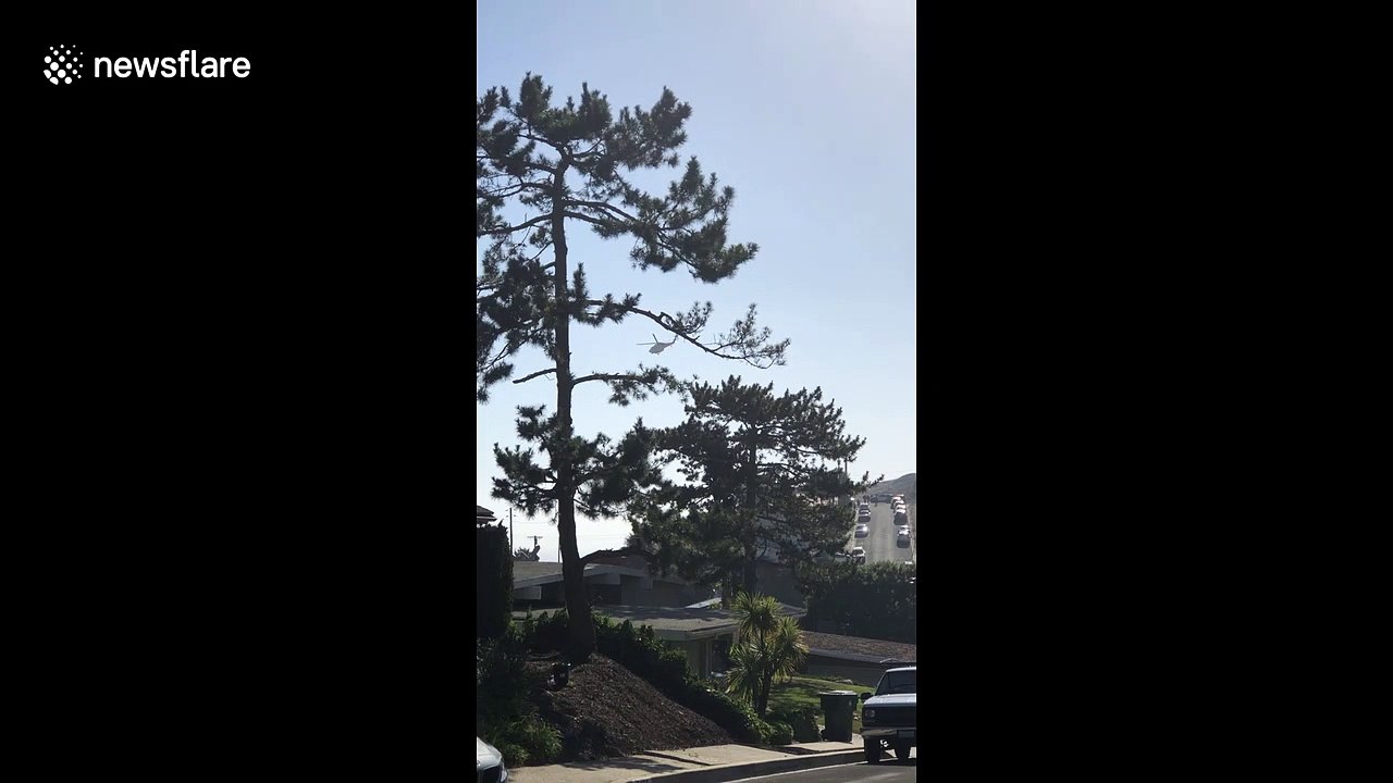 Brushfire erupts near Trump-owned golf course in Rancho Palos Verdes, California