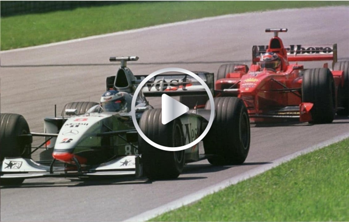 Hakkinen vs Schumacher ¡El mejor rebase de la historia de la Fórmula 1
