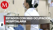 Tabasco, Nayarit, BC y Nuevo León encabezan ocupación hospitalaria por covid-19