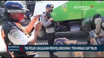 TNI Polri Gagalkan Penyelundupan 1 Ton Miras Cap Tikus