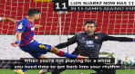 Suarez scores to reach Barcelona landmark