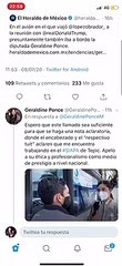 ¡Metieron la pata! Diputada Geraldine Ponce truena en contra del Heraldo de México y exige una disculpa