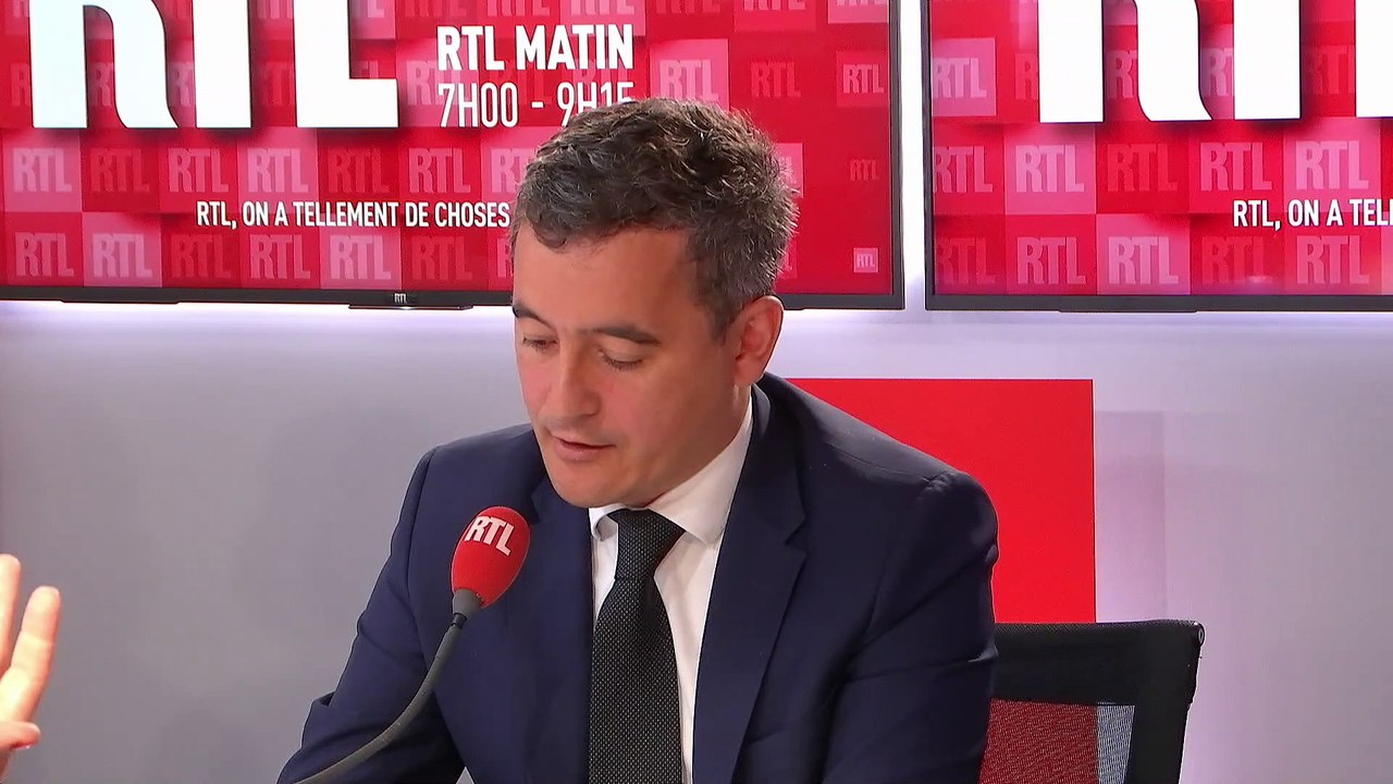 Gérald Darmanin assure vouloir "protéger" les policiers sur RTL