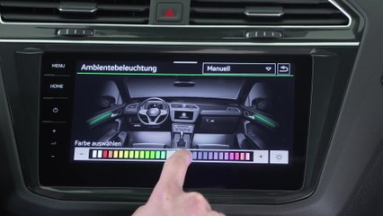 World premiere of the new Volkswagen Tiguan - Infotainment System