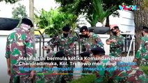 Akademi TNI Pasang Patok di Kantor Wali Kota Magelang