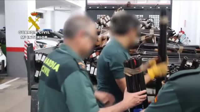 La Guardia Civil destruyó más de 86.000 armas durante el año 2019