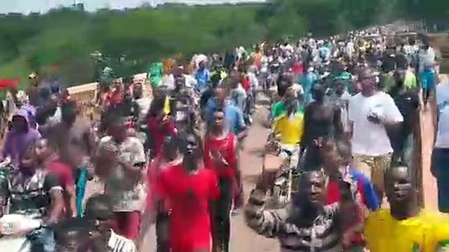J2 de la manifestation contre le manque de courant à Kankan, 2è ville de Guinée