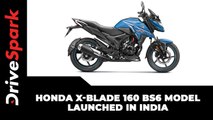Honda X-Blade 160 BS6 Model Launched In India | Details | Specs | Price