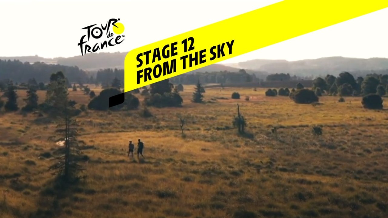 Tour de France 2020 - Étape 12 vue du ciel / Stage 12 from the sky : Chauvigny - Sarran