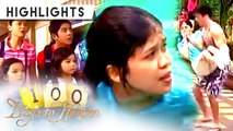 Anna and the Gang see Girlie being thrown into the pool | 100 Days To Heaven