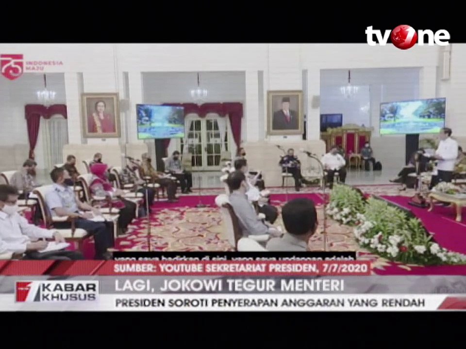 Serapan Anggaran Belanja Rendah, Jokowi Tegur Menteri