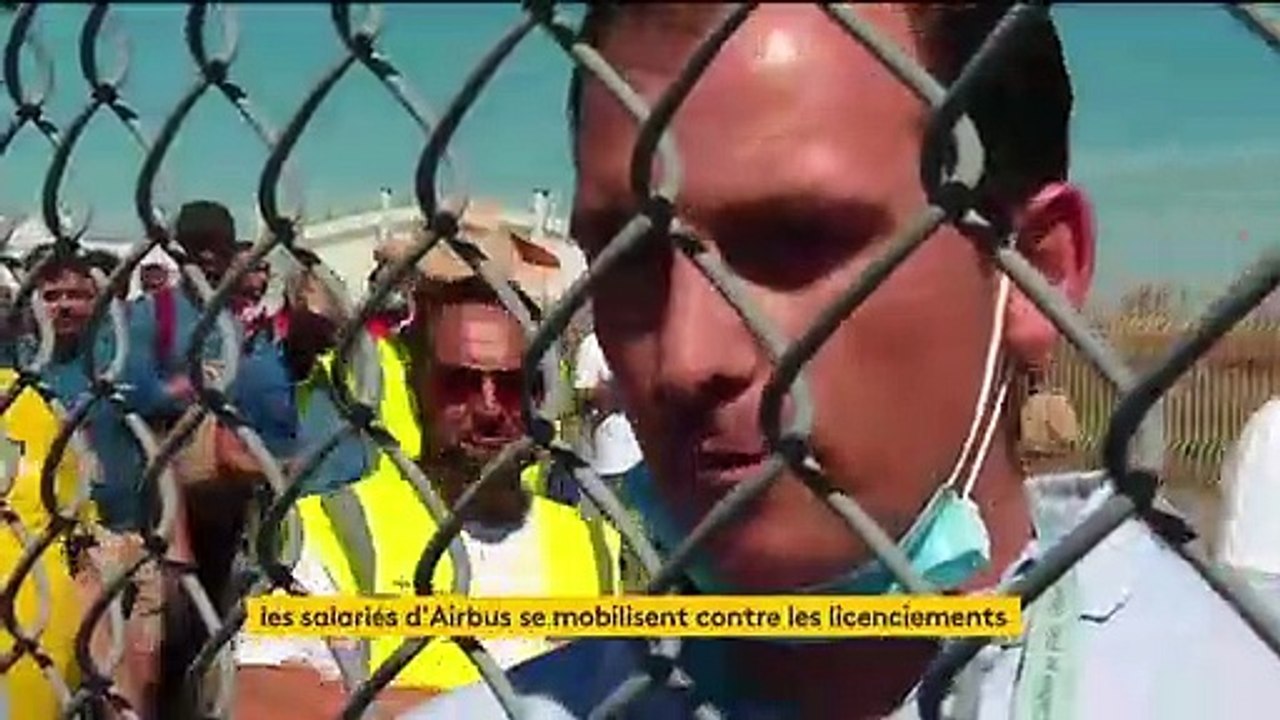 Haute-Garonne: les salariés d'Airbus en grève contre les licenciements
