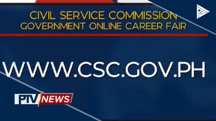 Gov't online career fair ng CSC, binuksan
