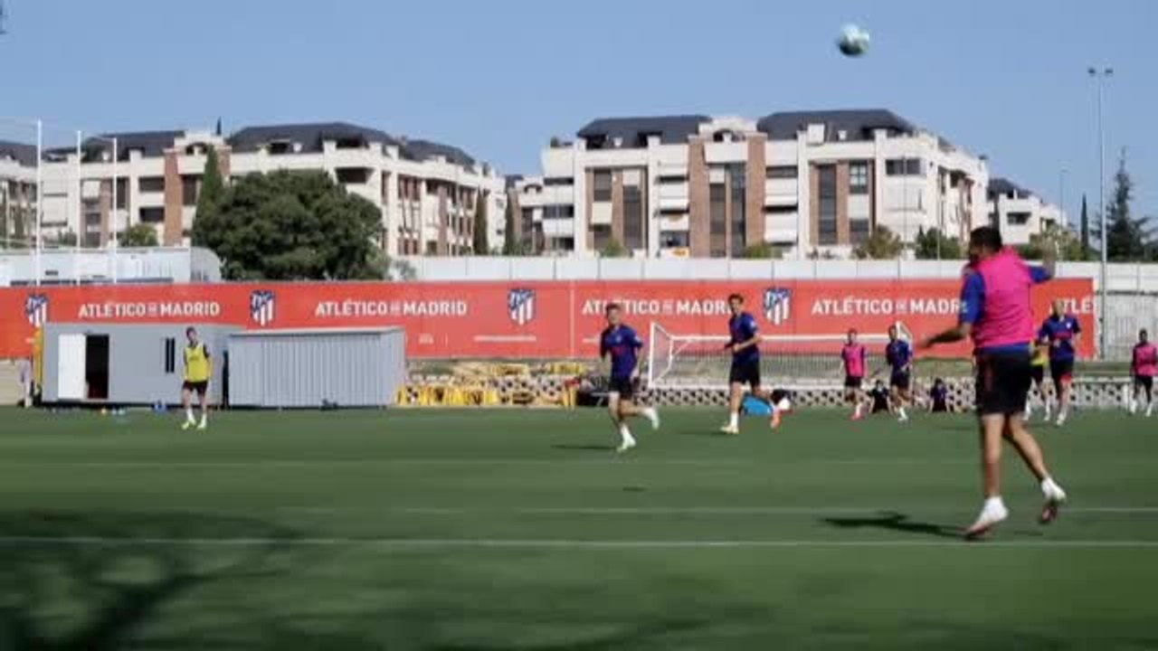 El Atlético regresa a los entrenamientos para preparar el partido ante el Betis