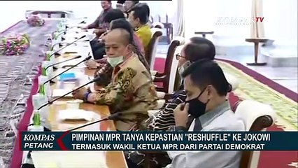 MPR Tanyakan Kepastian Soal Reshuffle Kabinet ke Jokowi