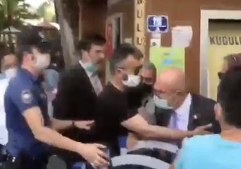 CHP'li vekil polis barikatını böyle yıktı