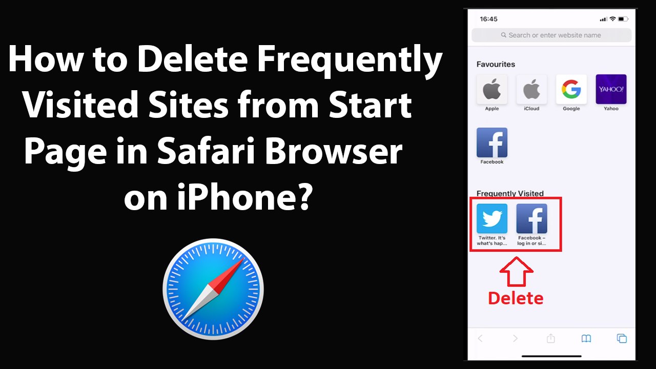 frequently visited safari won't delete