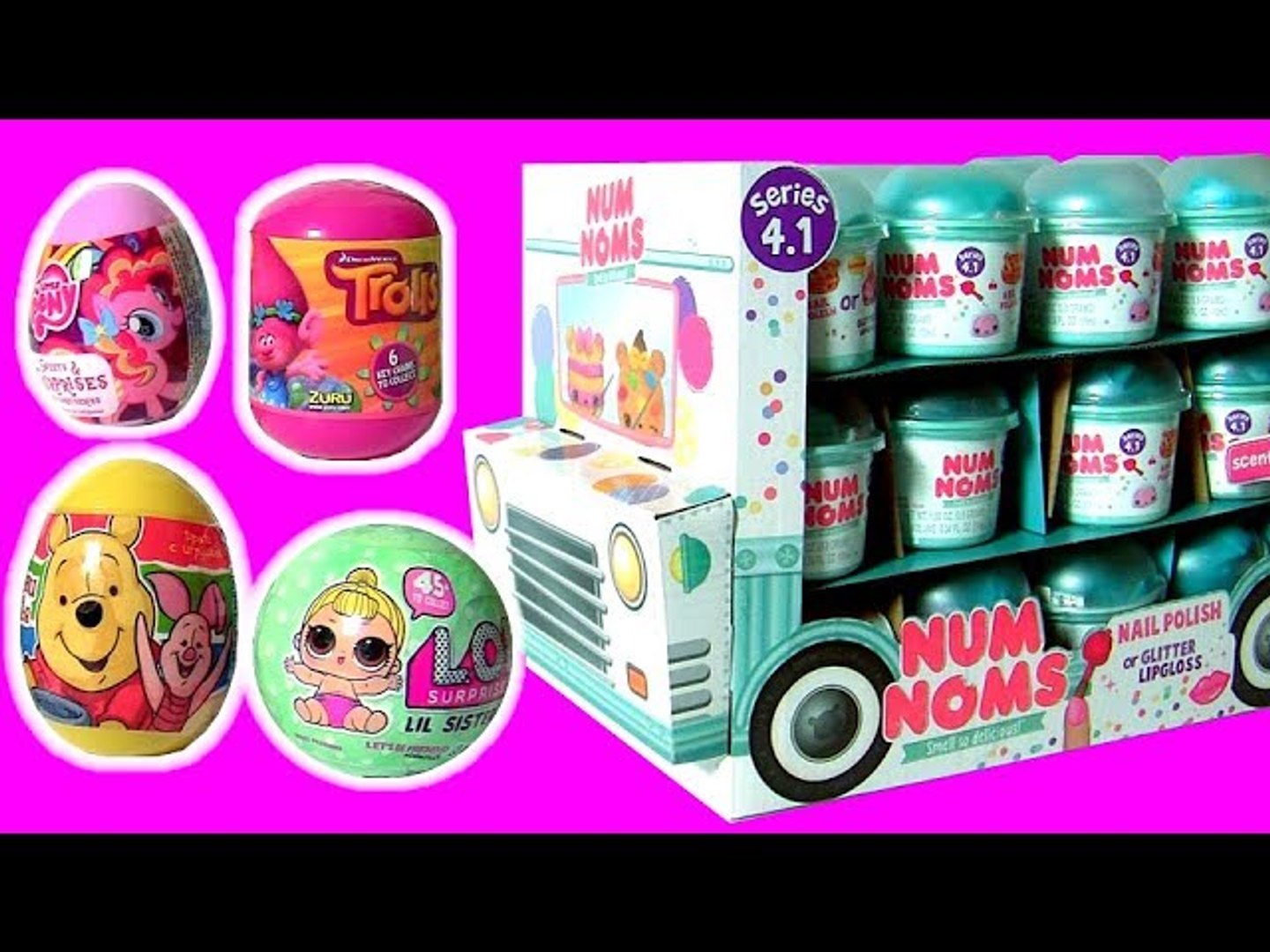 NEW Num Noms Series 2 Lip Gloss Truck New Num Noms 5 Packs DIY Lip Gloss Toy  Review - video Dailymotion