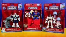 Fisher Price Dc Super Friends Hero World Arctic Batman Mr. Freeze Ice Bear Superman Krypto Super Dog