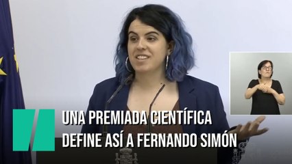 Una premiada científica define de forma contundente a Fernando Simón ante Pedro Sánchez