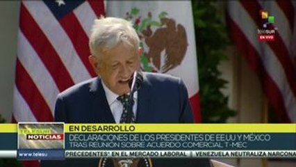 Defiende AMLO en Washington beneficios del acuerdo T-MEC
