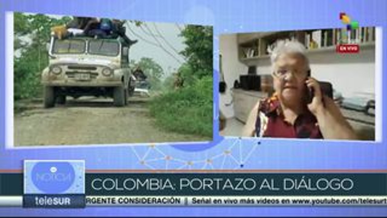 Daza: el gob. colombiano tiene el deber de dialogar con el ELN