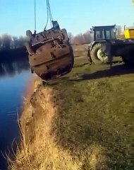 Pêcher avec une voiture