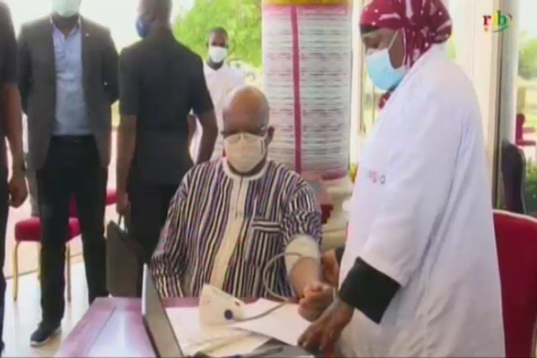 RTB/Collecte de sang à la Présidence du Faso