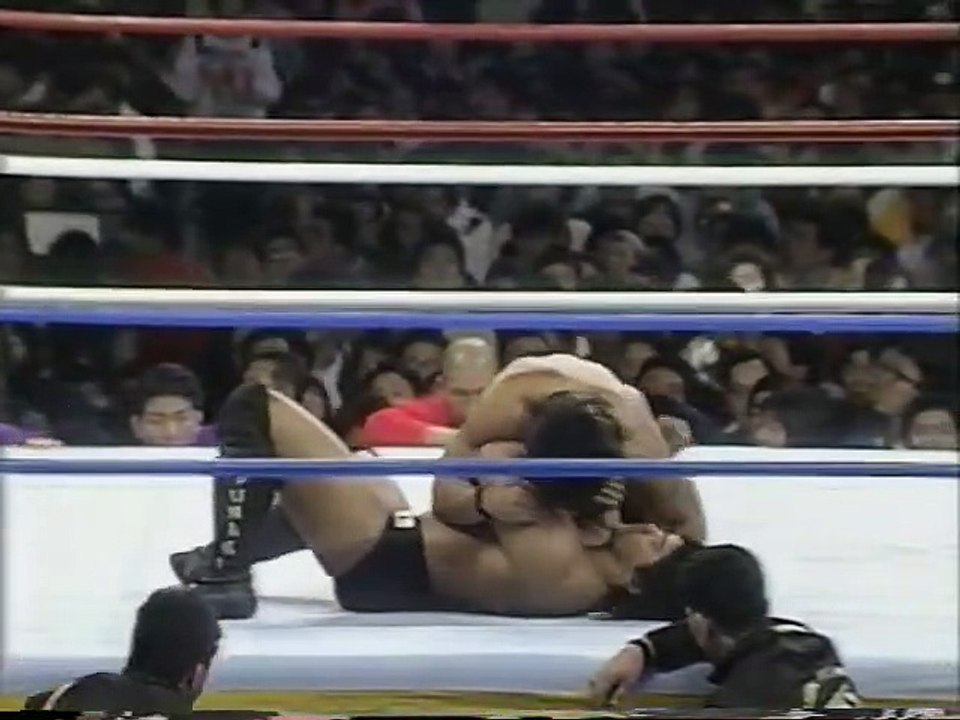 Masakatsu Funaki vs. Naoki Sano (UWF Rules) 03_30_91