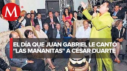 Los excesos de César Duarte… y la fiesta de cumpleaños en la que Juan Gabriel le cantó