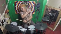 'MACK THE KNIFE' DRUM COVER BY GERRY ATRIC. MILLENIUM MPS850 E DRUMS