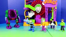 Imaginext Joker Turns Disney Pixar Cars Army Lightning McQueen Into Joker Car Mater Rescues Him