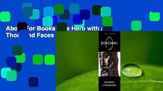 About For Books  The Hero with a Thousand Faces  For Kindle