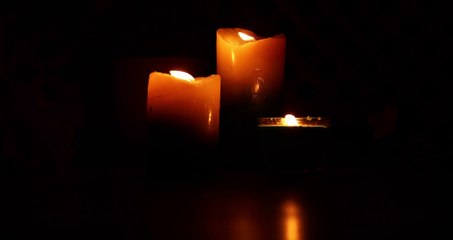 Candles  and a beautiful evening