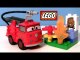 Disney Cars Lego Duplo RED ★ How-To Learn to build Radiator Springs Fire Truck toy RED with Stanley