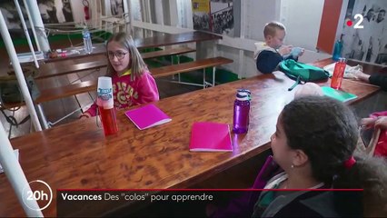 Vacances : des colonies et des cours pour se remettre à niveau