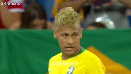Neymar During BRAZIL vs Switzerland Match World Cup 2018 PART 2 in HD--
