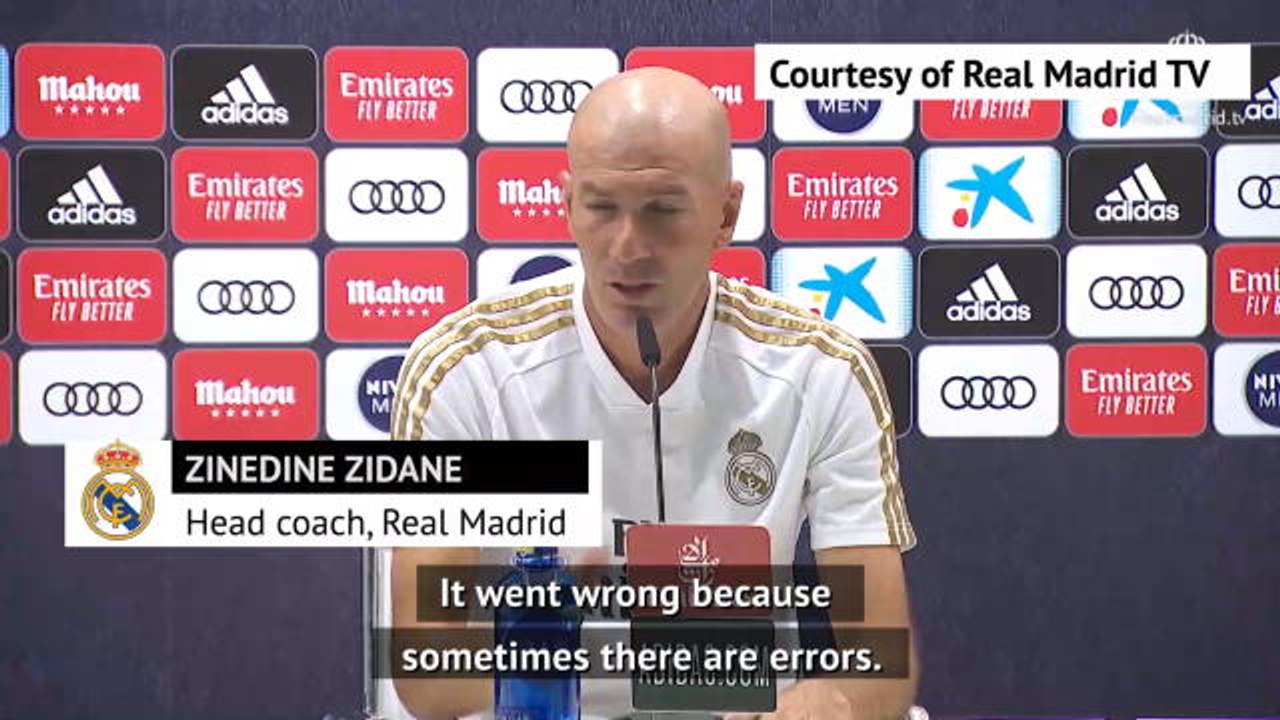 Zidane reveals "errors" in Vinicius Junior's co...