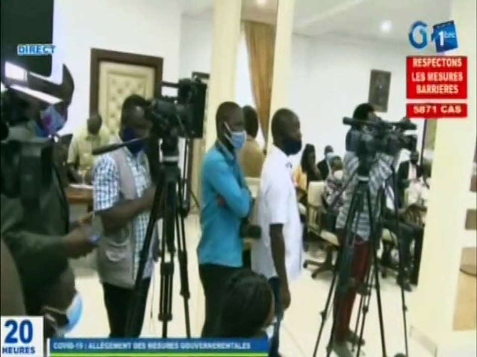 RTG/ Conférence de presse conjointe des Ministres de la santé et des transports sur la riposte au Covid-19