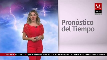 Jessica de Luna nos da el pronóstico del tiempo para este jueves 9 de julio