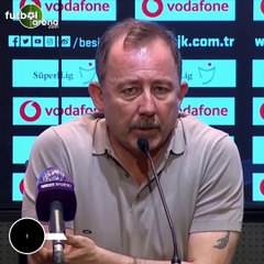 Sergen Yalçın: "Hakem arkadaşların performansından hiç memnun değiliz"