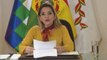 Jeanine Añez, la presidenta interina de Bolivia, padece la COVID-19