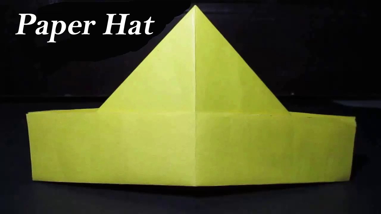 How to Make Paper Hat Easy Paper hat making ideas Easy Paper Crafts