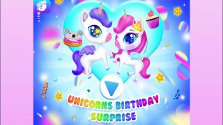 Unicorns birthday surprise game|| unicorn games dress up