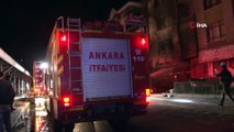 Ankara’da kundaklandığı iddia edilen dükkan alev alev yandı